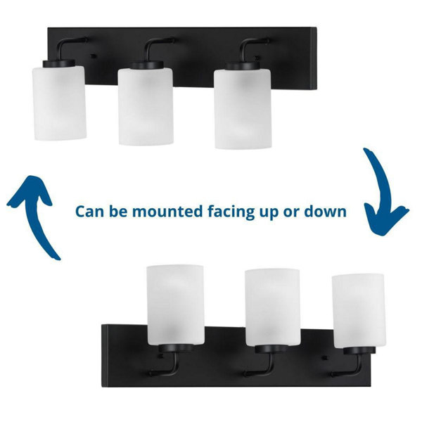 Wade Logan® 3 Light Dimmable LED Vanity Light & Reviews Wayfair